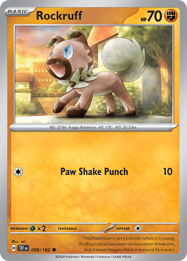 Rockruff — Temporal Forces #89