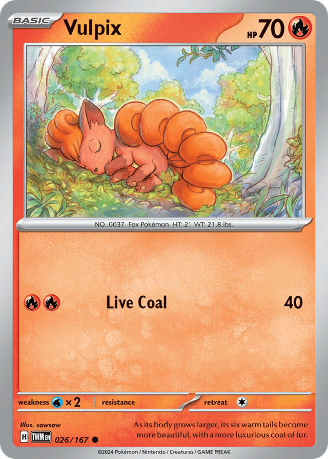 Vulpix — Twilight Masquerade #26