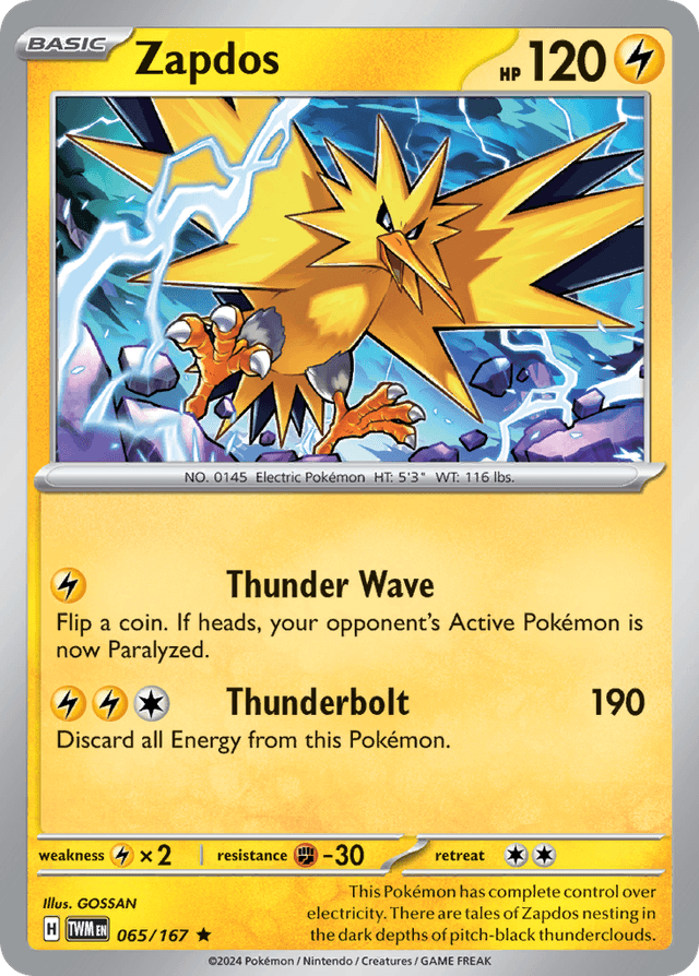 Zapdos — Twilight Masquerade #65