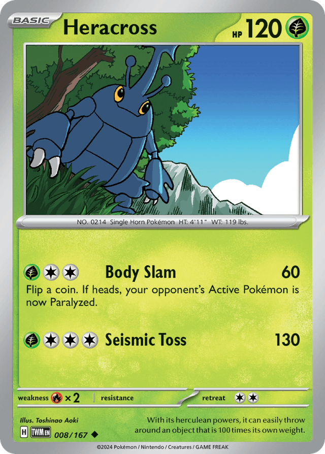 Heracross — Twilight Masquerade #8