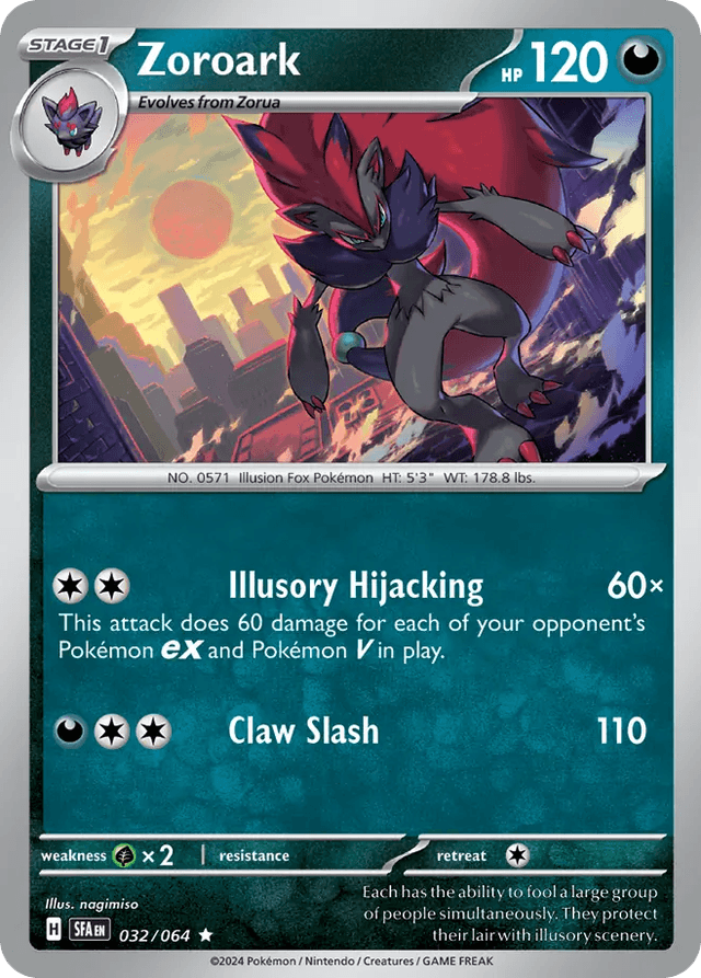 Zoroark — Shrouded Fable #32