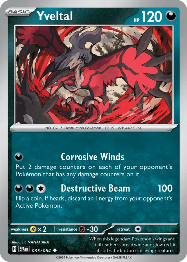 Yveltal — Shrouded Fable #35