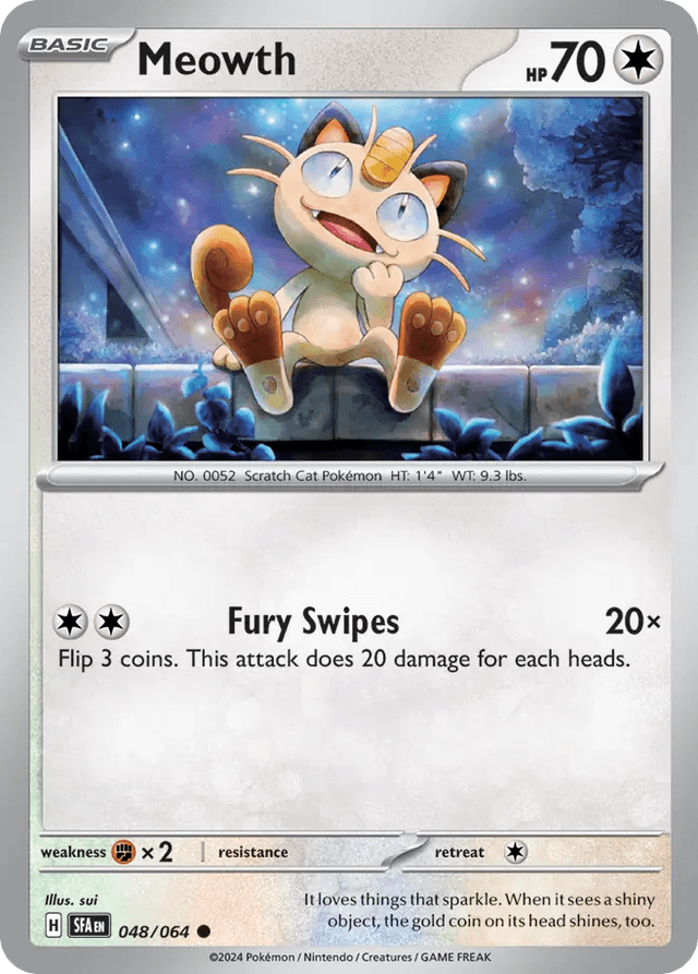 Meowth — Shrouded Fable #48