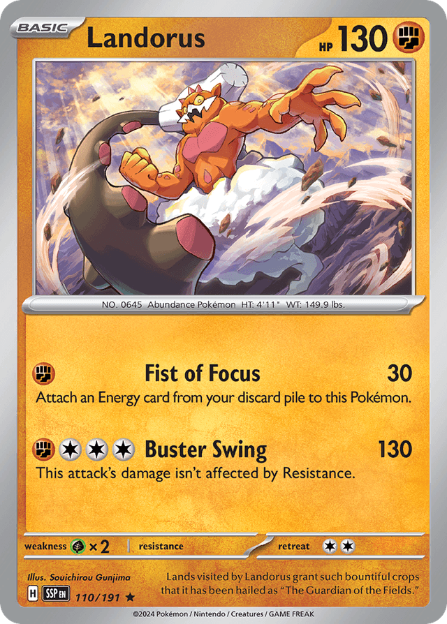 Landorus — Surging Sparks #110