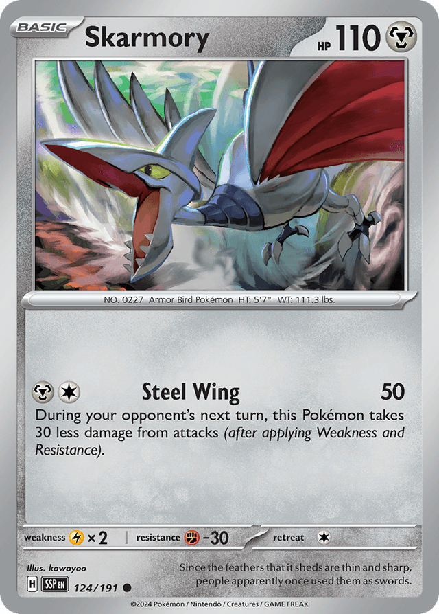 Skarmory — Surging Sparks #124