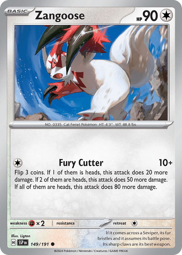 Zangoose — Surging Sparks #149