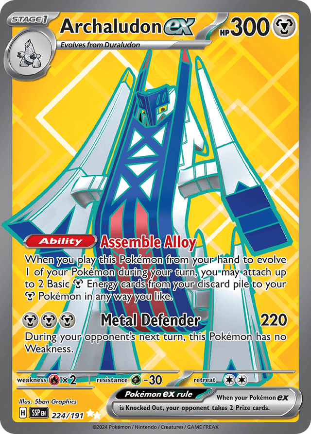 Archaludon ex — Surging Sparks #224