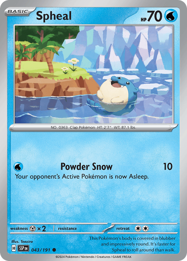Spheal — Surging Sparks #43