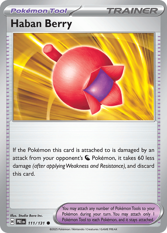 Haban Berry — Prismatic Evolutions #111