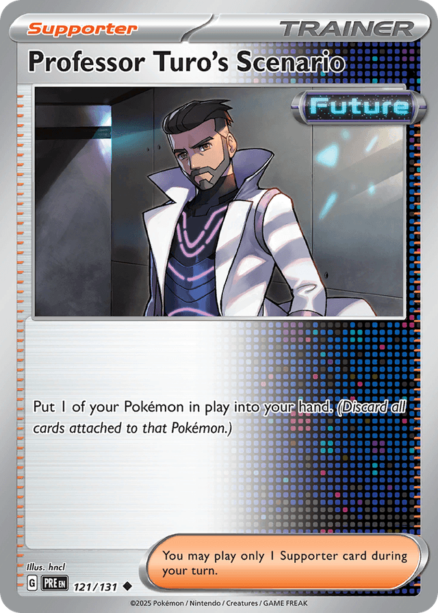 Professor Turo's Scenario — Prismatic Evolutions #121