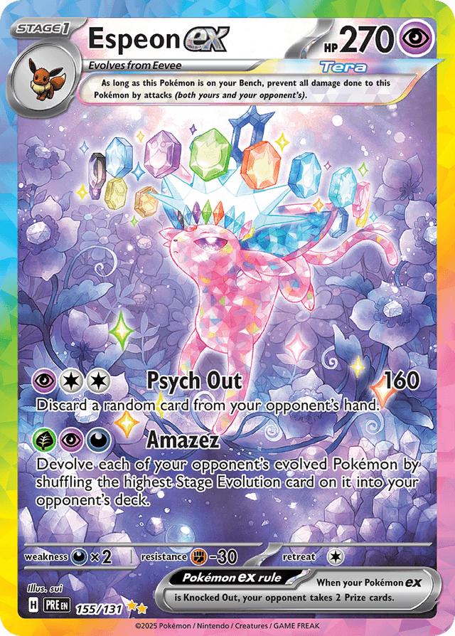 Espeon ex — Prismatic Evolutions #155