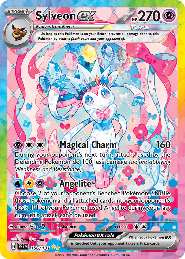 Sylveon ex — Prismatic Evolutions #156