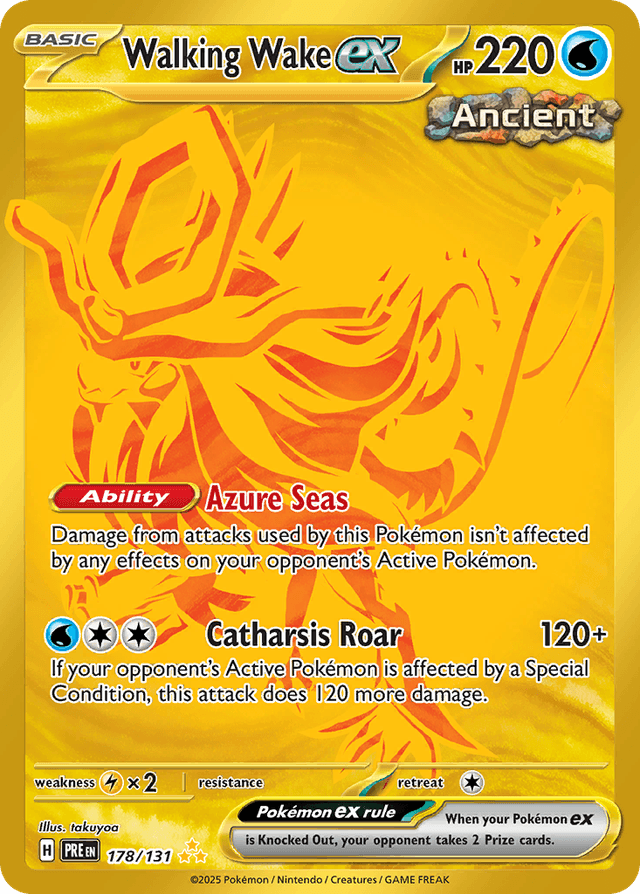 Walking Wake ex — Prismatic Evolutions #178
