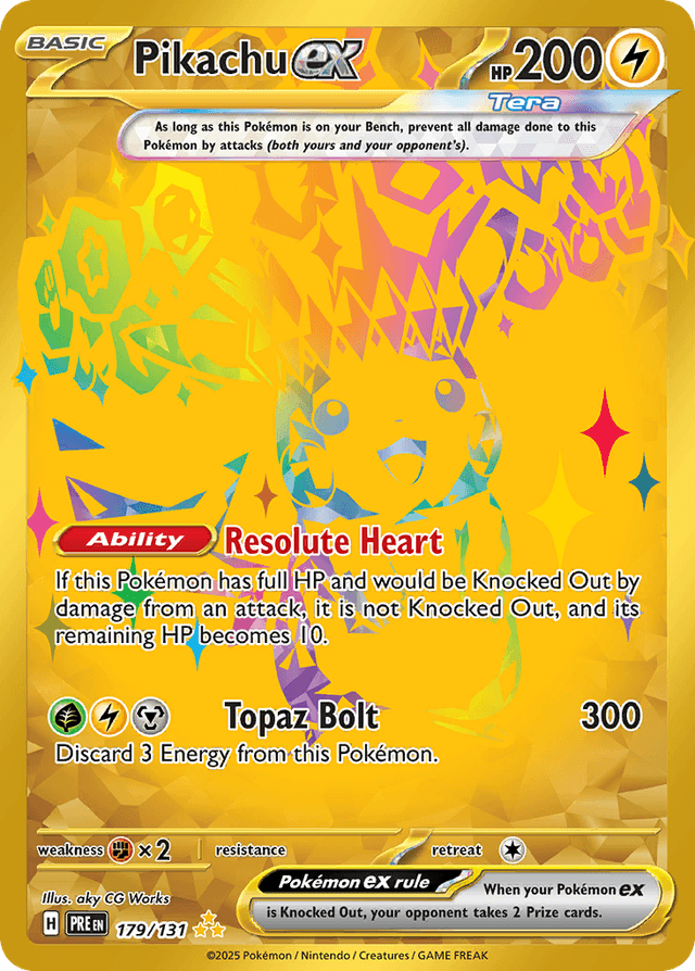 Pikachu ex — Prismatic Evolutions #179