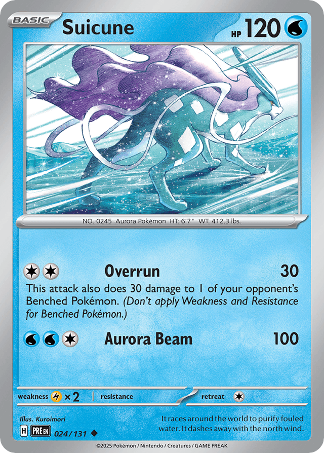 Suicune — Prismatic Evolutions #24