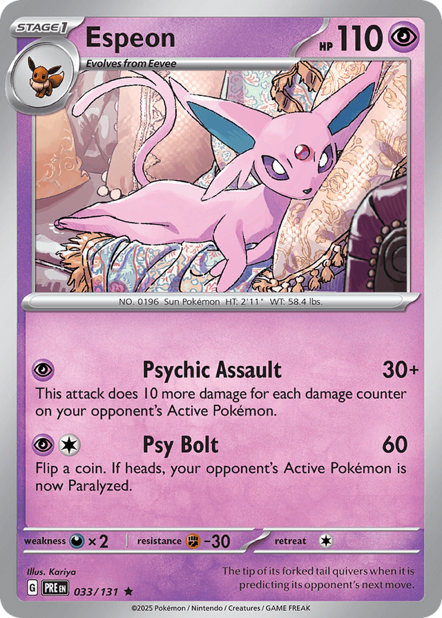 Espeon — Prismatic Evolutions #33