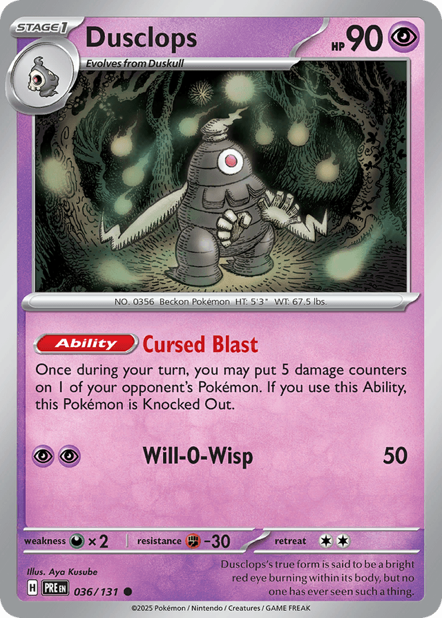Dusclops — Prismatic Evolutions #36