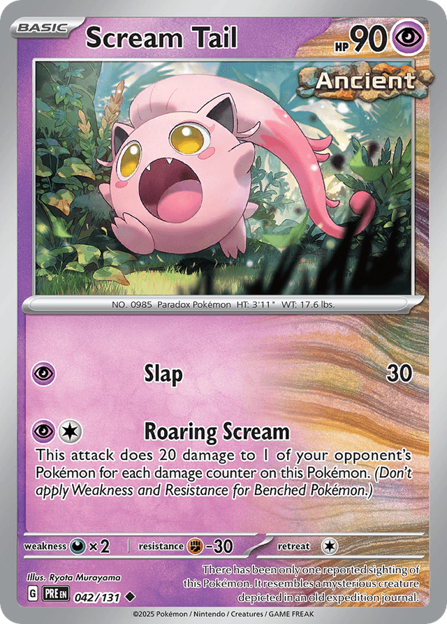 Scream Tail — Prismatic Evolutions #42