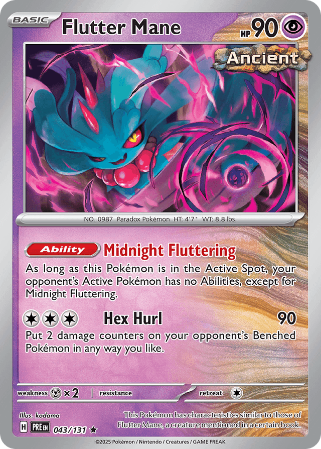 Flutter Mane — Prismatic Evolutions #43