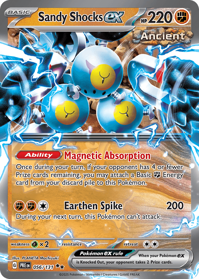 Sandy Shocks ex — Prismatic Evolutions #56