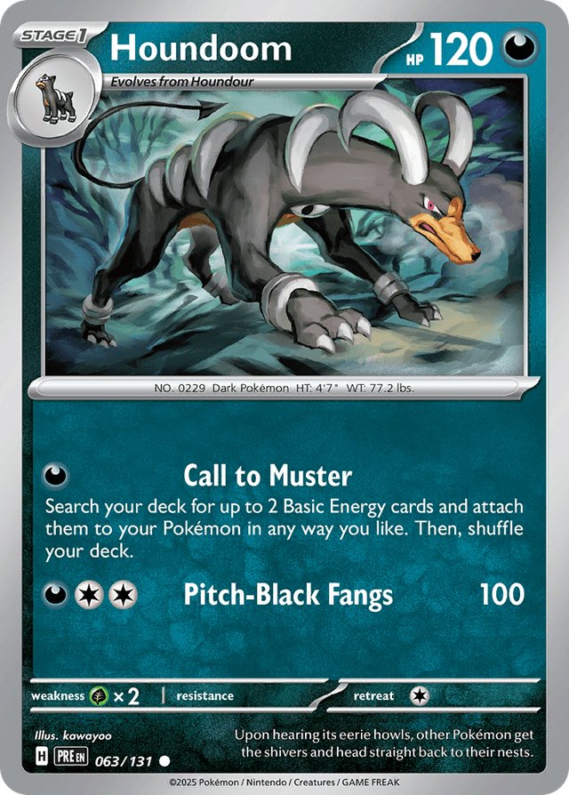 Houndoom — Prismatic Evolutions #63