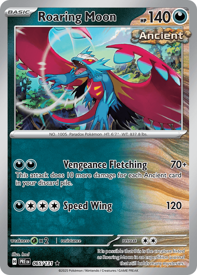 Roaring Moon — Prismatic Evolutions #65