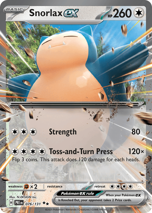Snorlax ex — Prismatic Evolutions #76