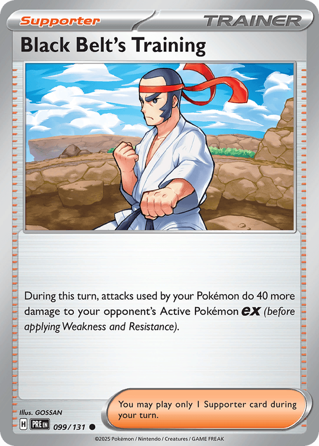 Black Belt's Training — Prismatic Evolutions #99