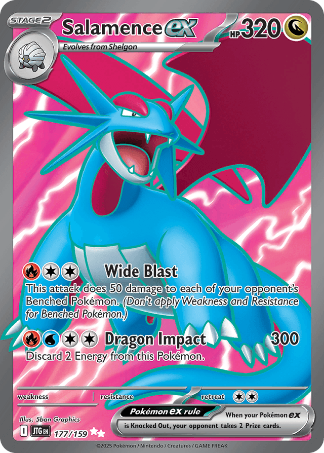 Salamence ex — Journey Together #177