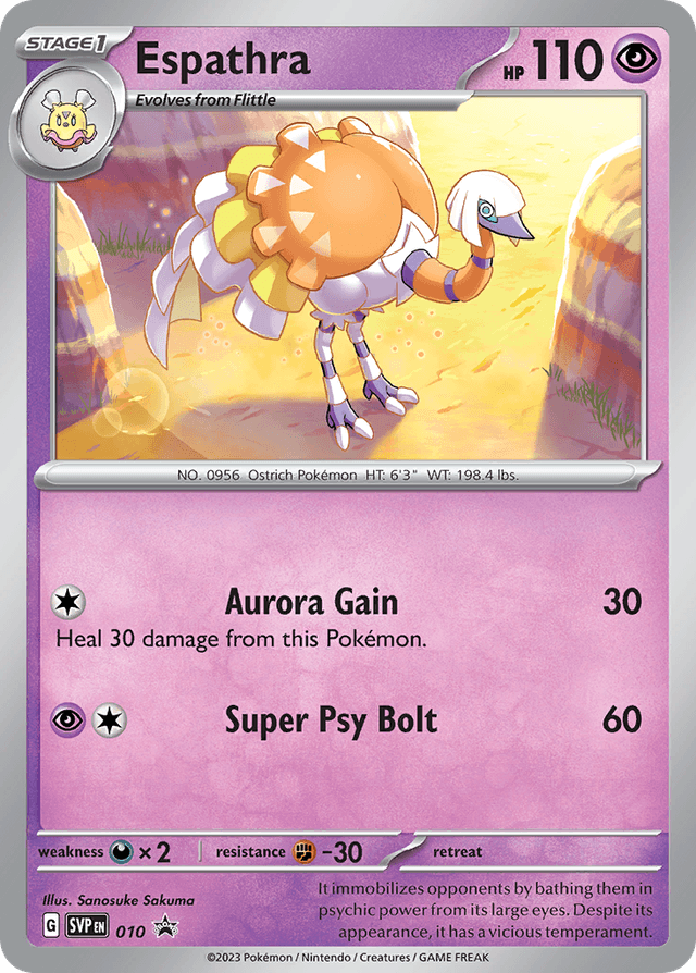 Espathra — Scarlet & Violet Black Star Promos #10