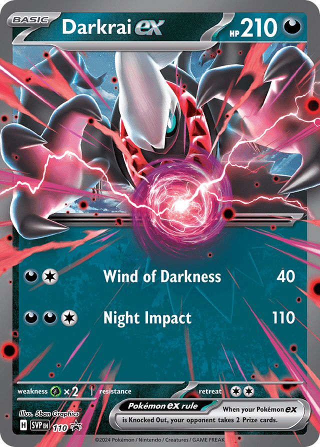 Darkrai ex — Scarlet & Violet Black Star Promos #110