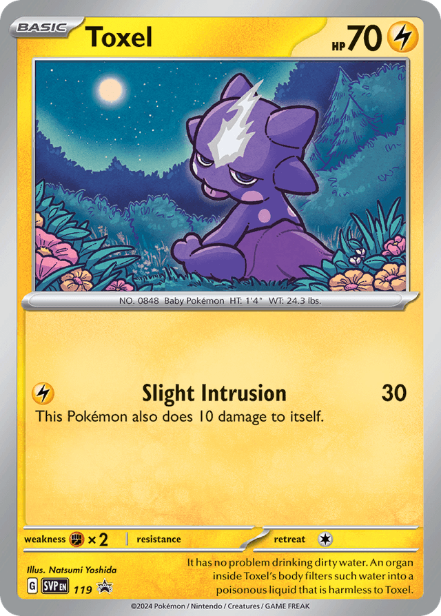 Toxel — Scarlet & Violet Black Star Promos #119