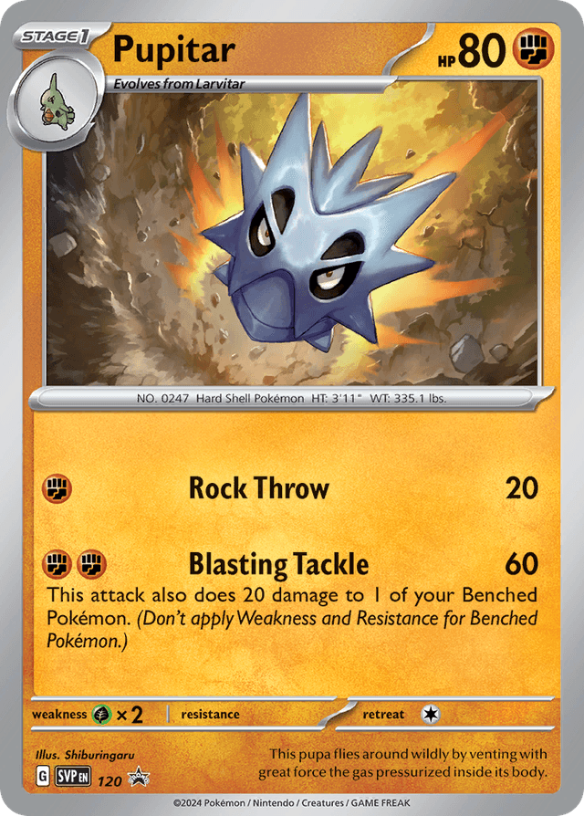 Pupitar — Scarlet & Violet Black Star Promos #120