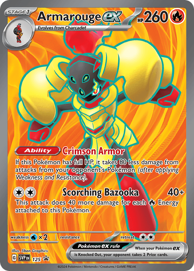 Armarouge ex — Scarlet & Violet Black Star Promos #125