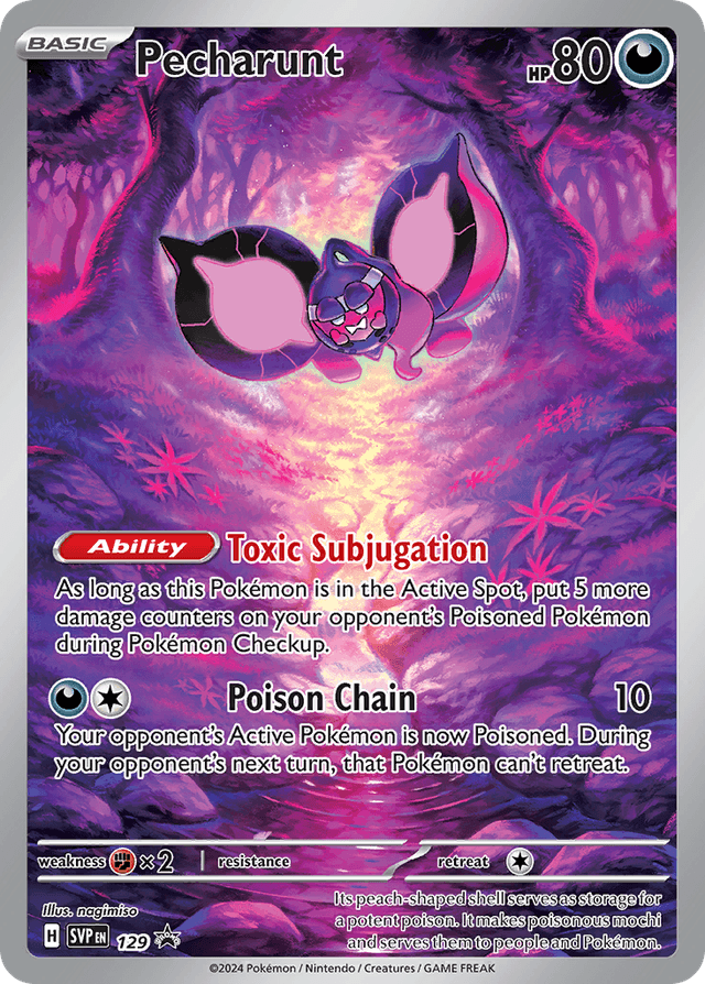 Pecharunt — Scarlet & Violet Black Star Promos #129