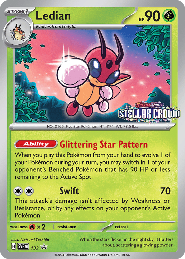 Ledian — Scarlet & Violet Black Star Promos #133