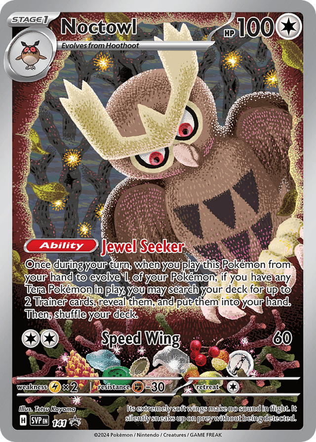 Noctowl — Scarlet & Violet Black Star Promos #141