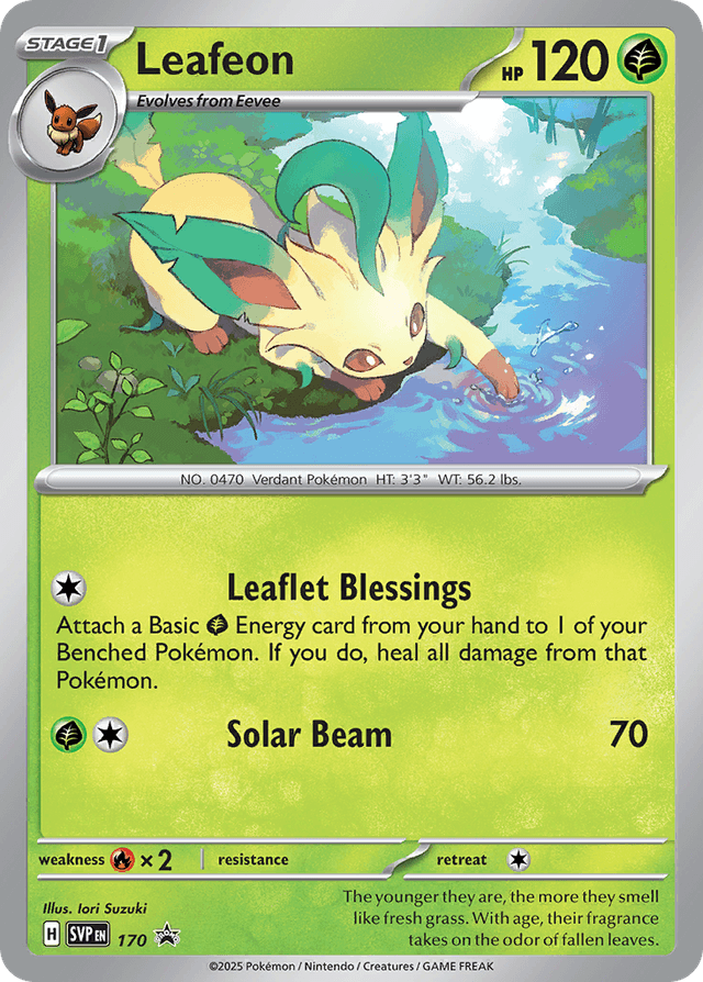 Leafeon — Scarlet & Violet Black Star Promos #170