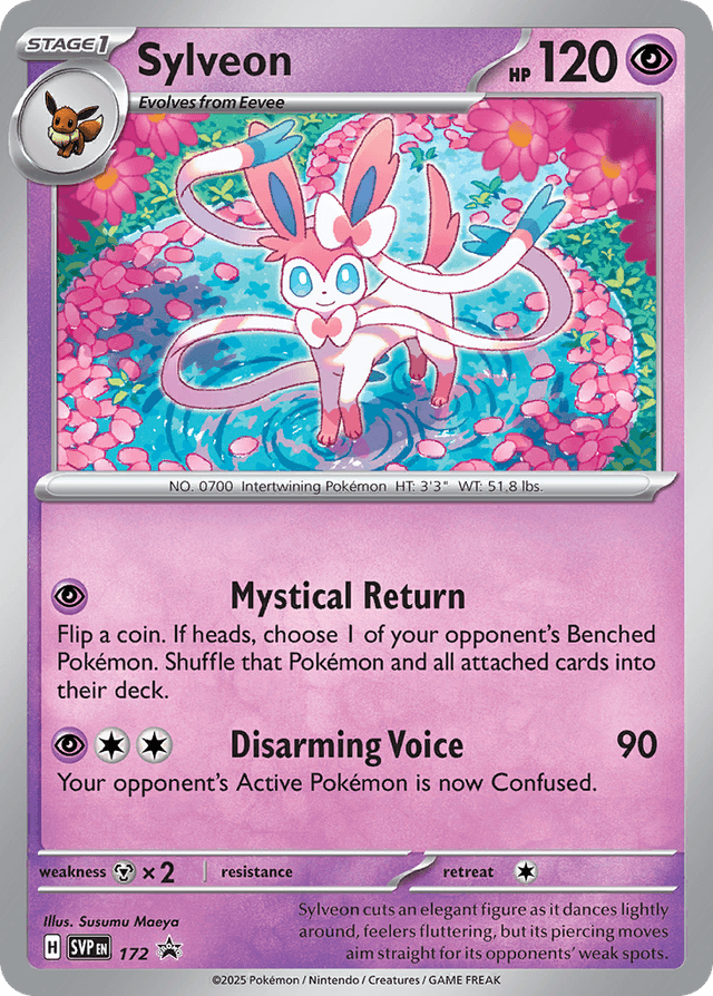 Sylveon — Scarlet & Violet Black Star Promos #172