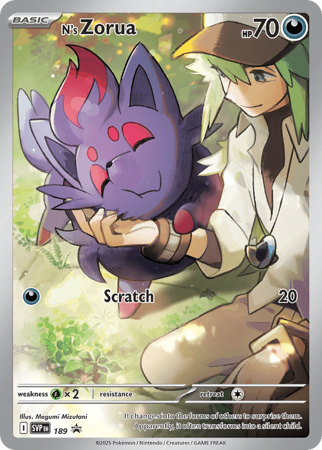 N's Zorua — Scarlet & Violet Black Star Promos #189