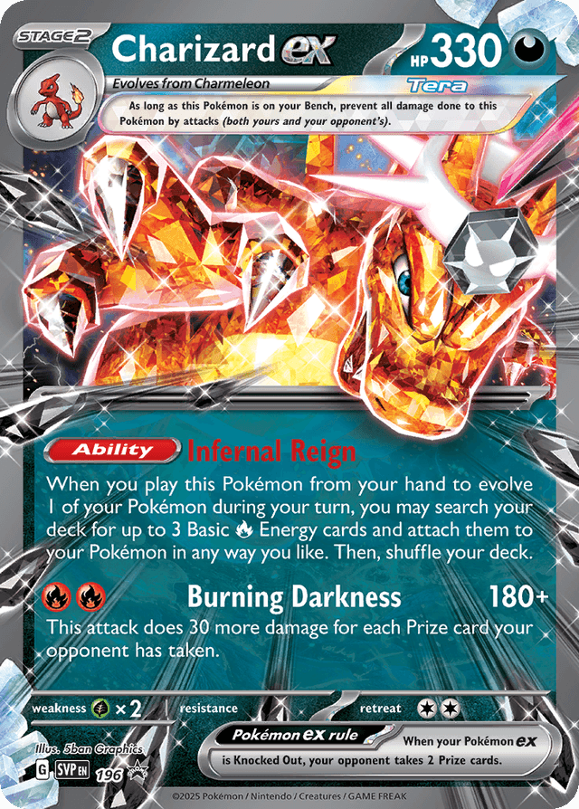 Charizard ex — Scarlet & Violet Black Star Promos #196