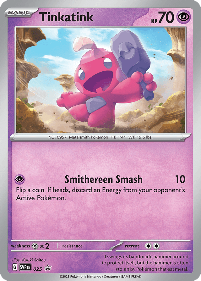 Tinkatink — Scarlet & Violet Black Star Promos #25