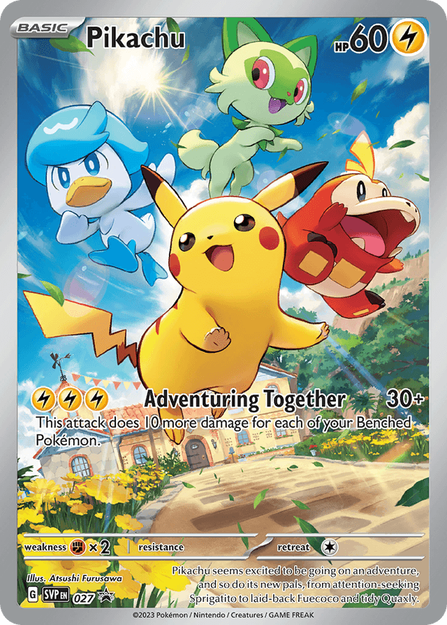 Pikachu — Scarlet & Violet Black Star Promos #27