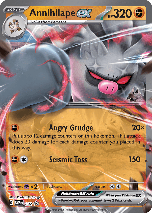Annihilape ex — Scarlet & Violet Black Star Promos #32