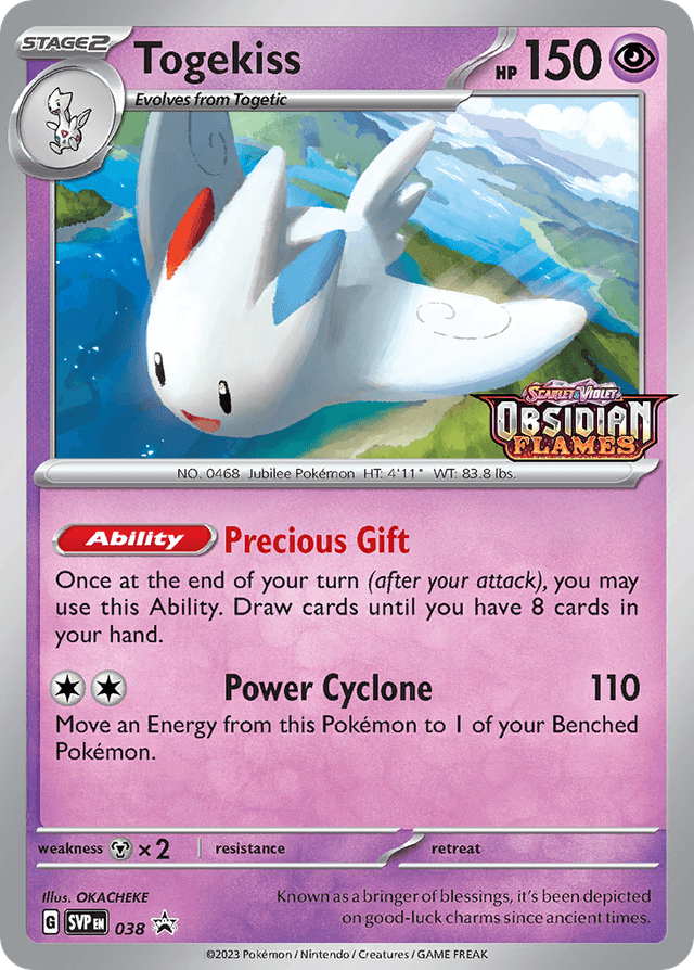 Togekiss — Scarlet & Violet Black Star Promos #38