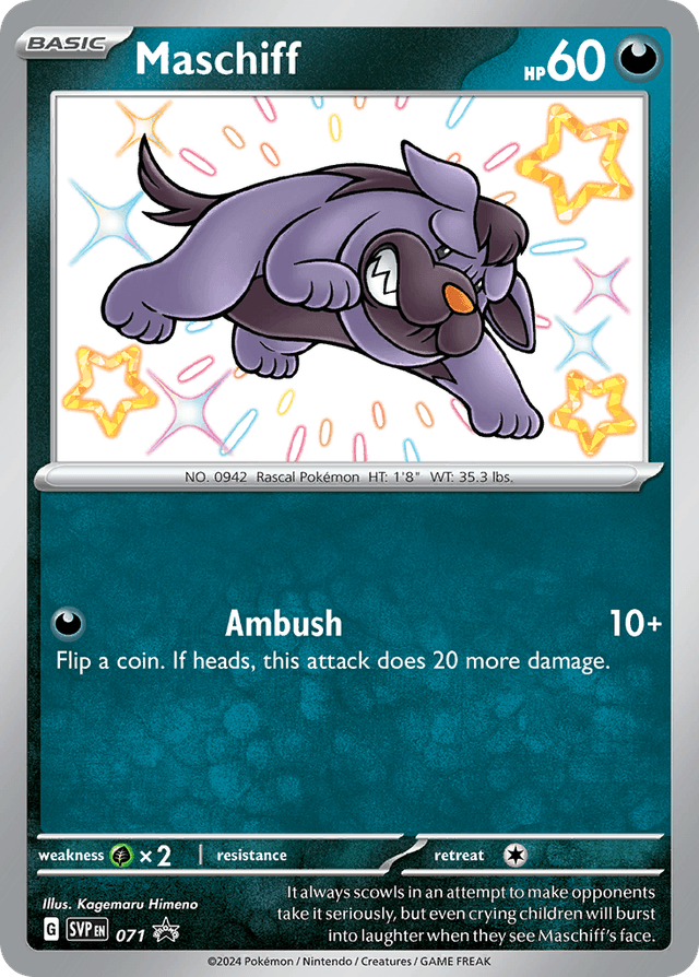 Maschiff — Scarlet & Violet Black Star Promos #71