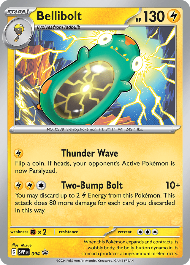 Bellibolt — Scarlet & Violet Black Star Promos #94