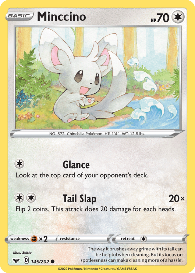 Minccino — Sword & Shield #145