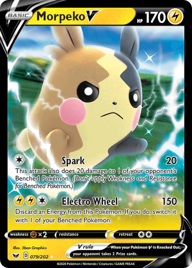 Morpeko V — Sword & Shield #79