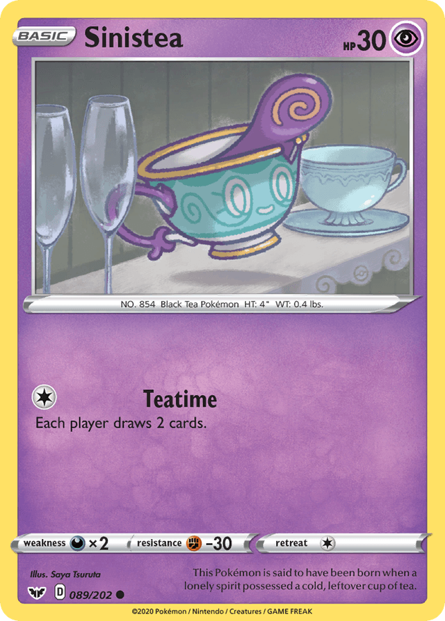Sinistea — Sword & Shield #89